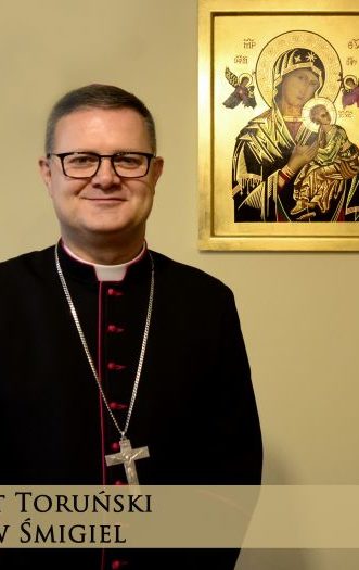 Biskup Nominat Toruński Wiesław Śmigiel. Zaproszenie na ingres