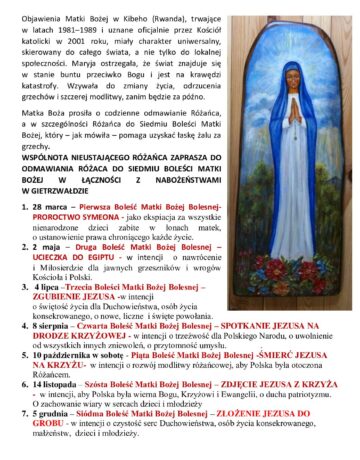 Siedem Boleści Matki Bożej