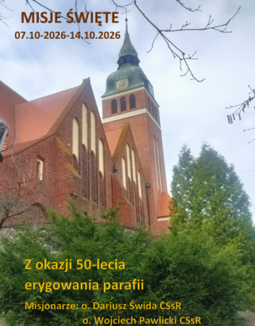MISJE ŚWIĘTE 07.10-2026-14.10.2026